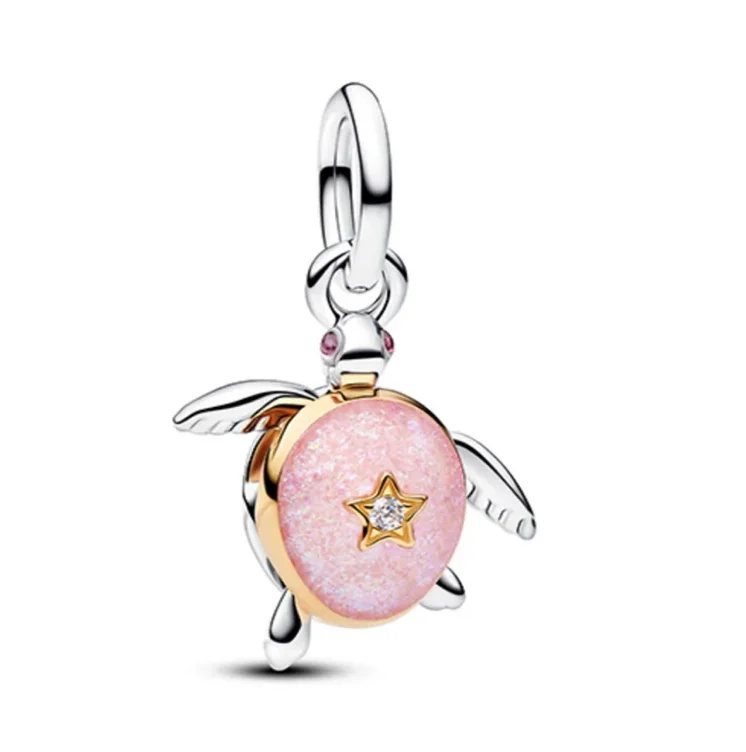 Pandora Pink Sea Turtle Charm 🍀