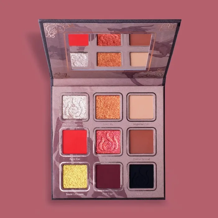 Fire Pallette - lethal cosmetics - AVATAR Collab 