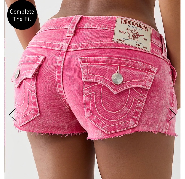 JOEY BIG T FRAYED SHORT | True Religion