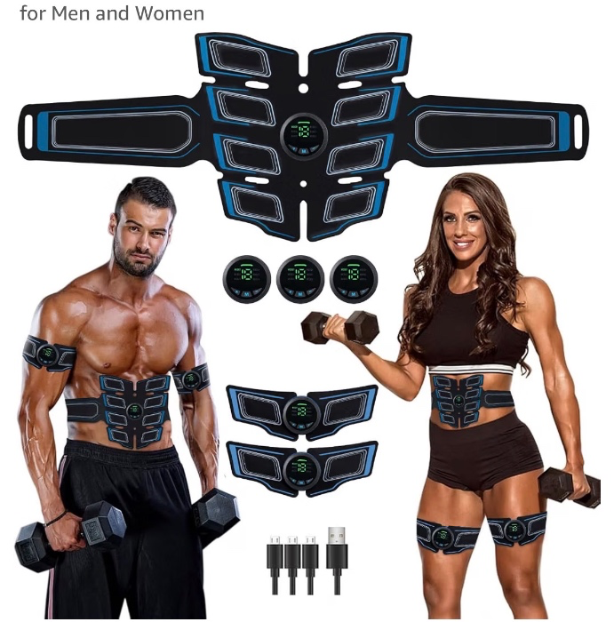 ABS Stimulator, Ab Machine, EMS Muscle Stimulator Abdominal Toning Belt Workout, Portable Ab Stimulator Home Office Fitness Equipment for Abdomen, Ab Sport Exercise Belt for Men and Women : Amazon.com.au: Sports, Fitness & Outdoors
