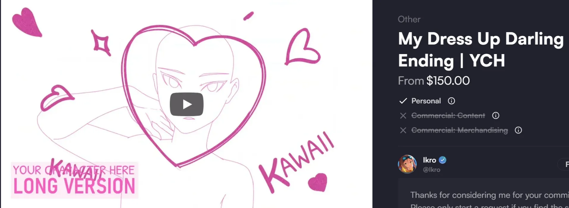 My Dress Up Darling Ending animation and art