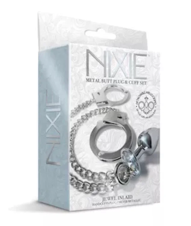  	Nixie Metal Butt Plug Cuff