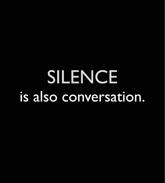 Adoring you in silence