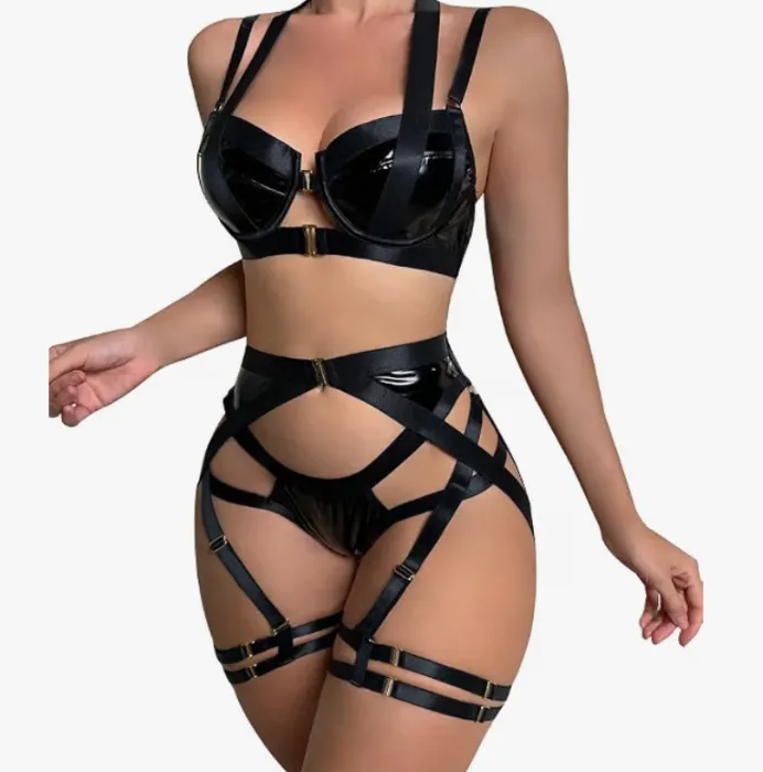Lingerie Set 3 Piece Women Outfit