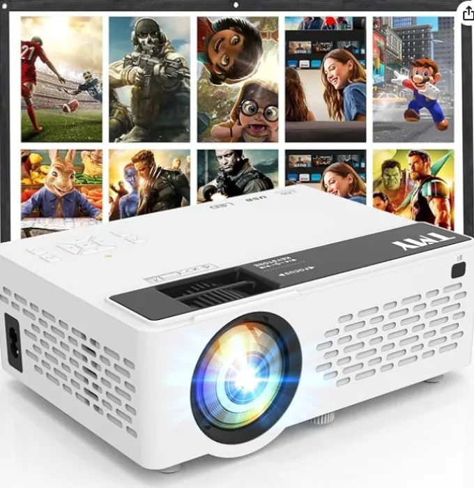 TMY 1080P Full HD Portable Mini Projector