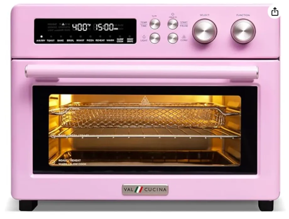 Retro Style Infrared Heating Air Fryer Toaster Oven
