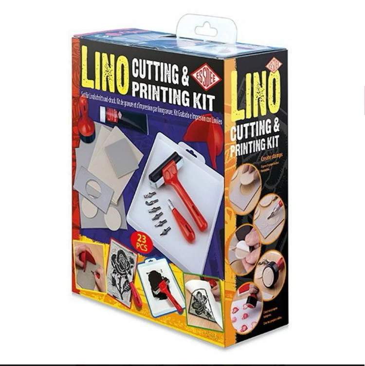 Essdee Lino Printing Kit, sett med absolutt alt til linoleumstrykk og linoleumssnitt! | Panduro ®