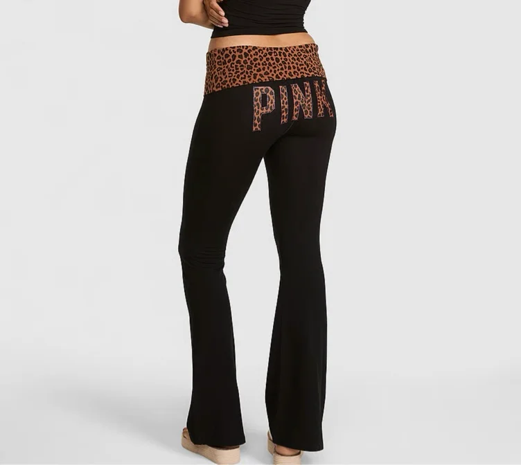 All-Day Cotton™ Foldover Flare Leggings