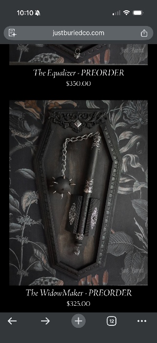 Morning star coffin decor