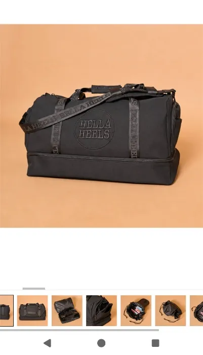 Hella Heels Duffle Bag - Black