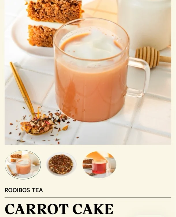 CARROT CAKE - tea