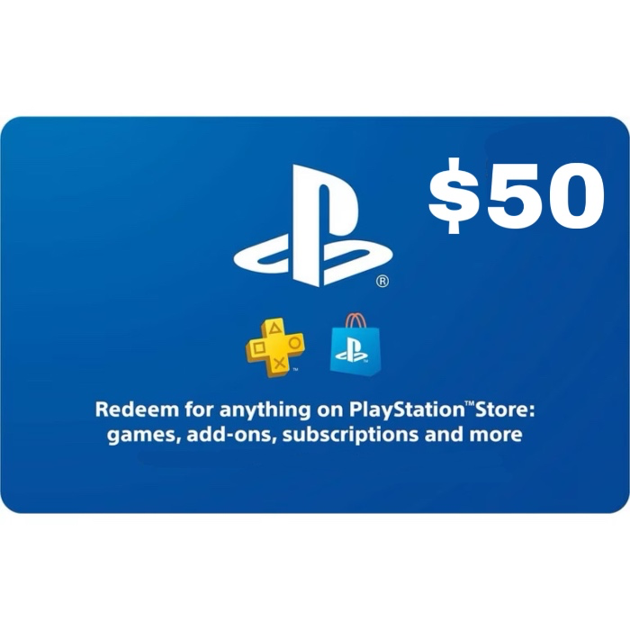 $50 USD PlayStation Store Gift Card