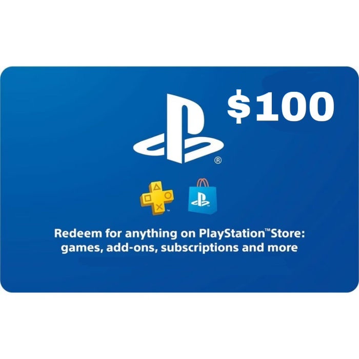 $100 USD PlayStation Store Gift Card