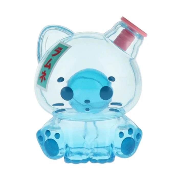 Ramune Bottle Cat Figure Series (Blue Hawaii) Qualia 2-Inch Mini-Figure
