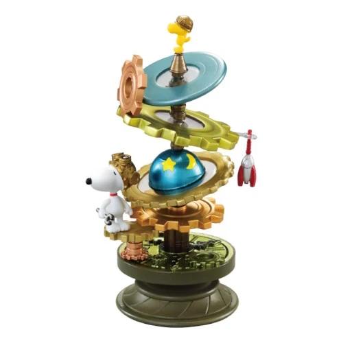 Peanuts Inventor Snoopy Spiral Diorama Series Re-Ment 3-Inch Mini-Figure