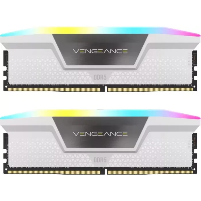 Corsair Vengeance RGB White 32GB DDR5 6000MHz CL36 Dual Channel Kit