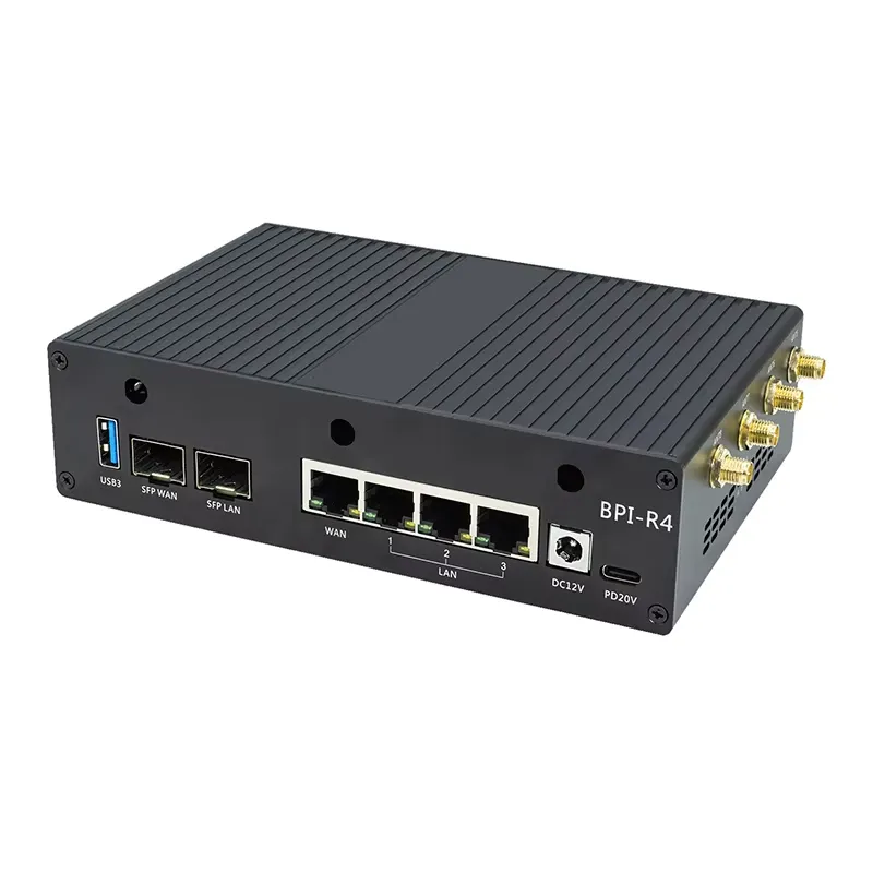 Banana Pi BPI-R4 kit (4GB RAM, 8GB eMMC)