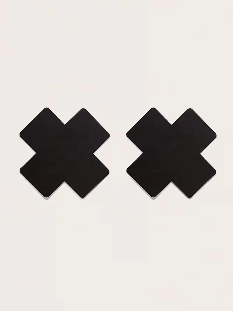 black cross patch for nipples
