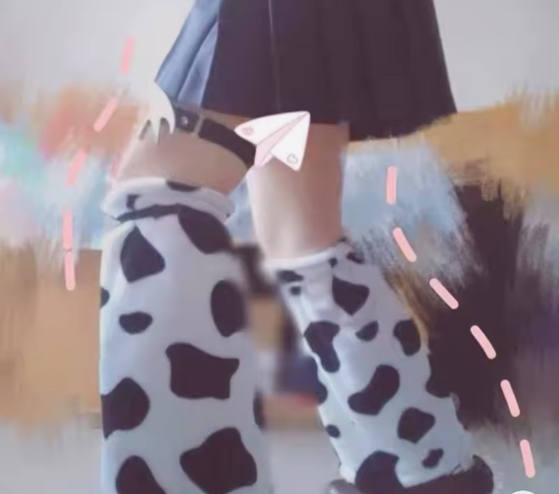 Cow leg warmers 