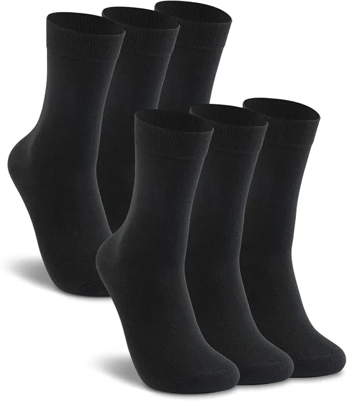 LIXIA Women Thin Merino Wool Crew Socks Cozy Warm Breathable Liners