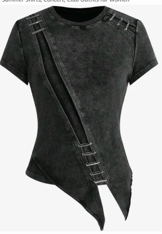 Slashed Grunge Top