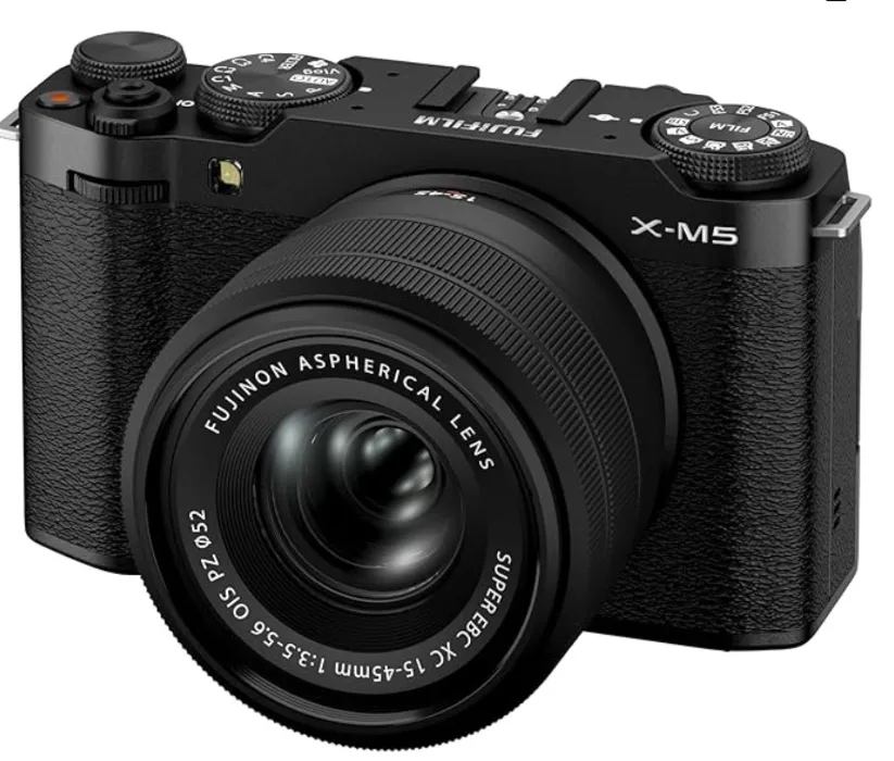 FUJIFILM X-M5 26MP Mirrorless Digital Camera, Body Only, X-Trans 4 APS-C CMOS Sensor, X-Processor 5, 6.2K 30p Films, 3" Touch Vari-Angle LCD Screen, Black : Amazon.com.be: Electronics