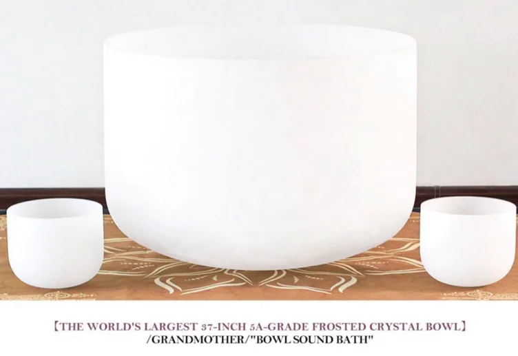 37 Inch Crystal Singing Bowl C Note (Root Chakra)
