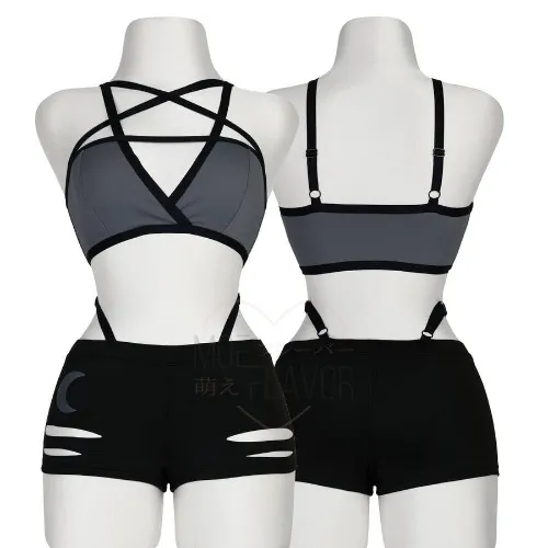 Loona Helluva Boss Wolf Top and Shorts Outfit