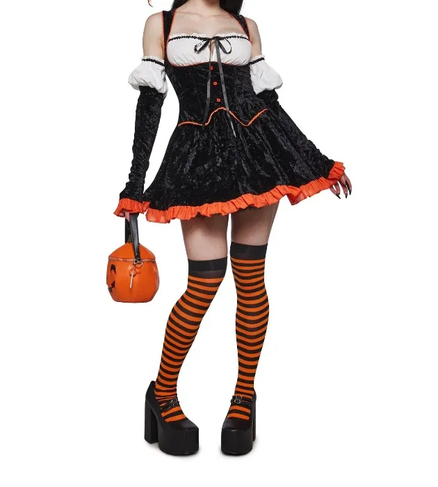 Spooky Halloween witch costume