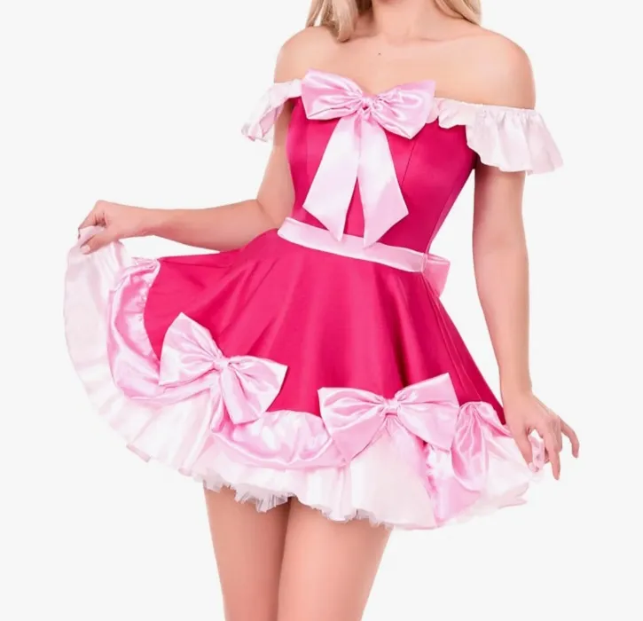 Cinderella pink princess dress costume