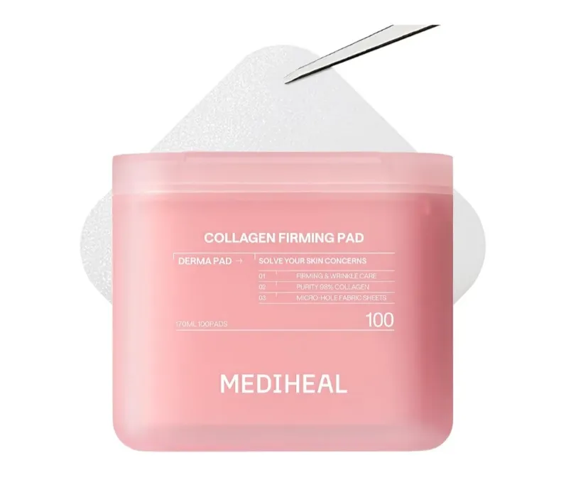 Collagen toner pads