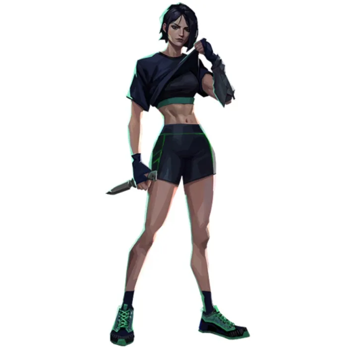 Valorant Viper training arc cosplay