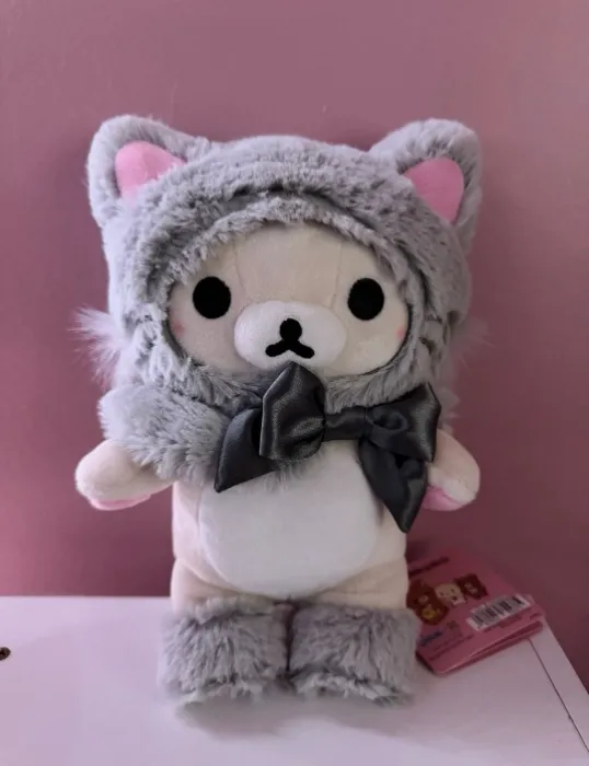 Korilakkuma grey neko plush 