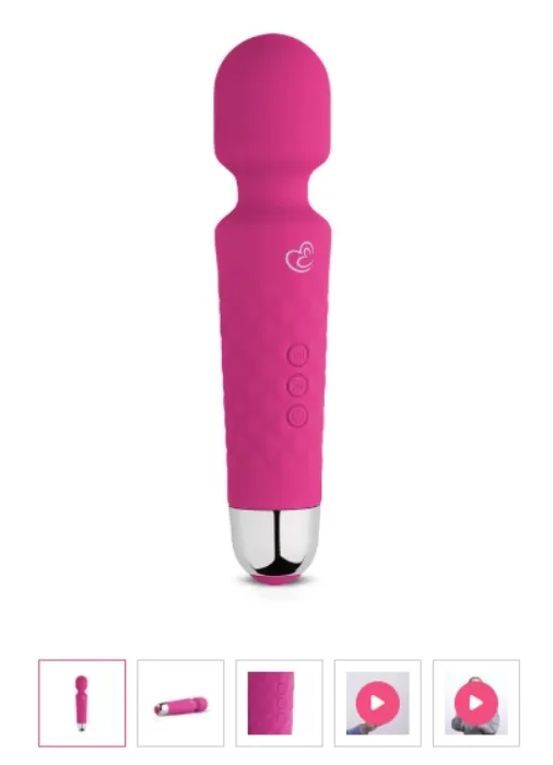 EasyToys - Mini Wand - Vibromasseur clitoridien - Rose