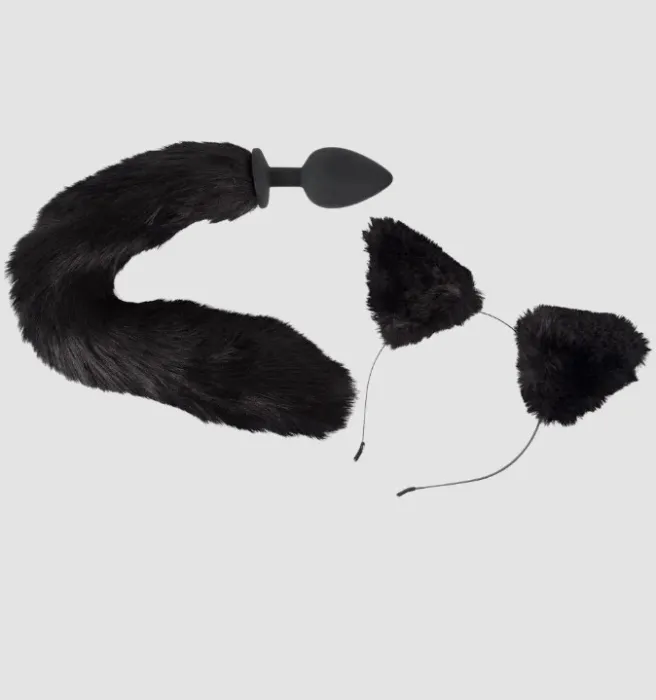 Kit plug anal queue et serre-tête chat