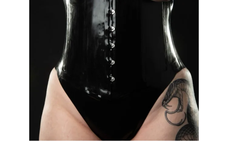Latex corset