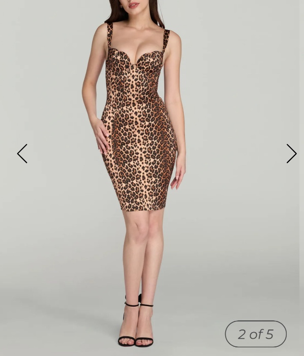 Agent Provocateur  leopard print dress