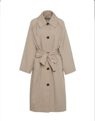 Barbour® Natural Garbo Showerproof Trench Coat