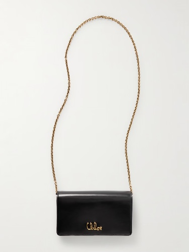 CHLOÉ Iconic embellished leather shoulder bag