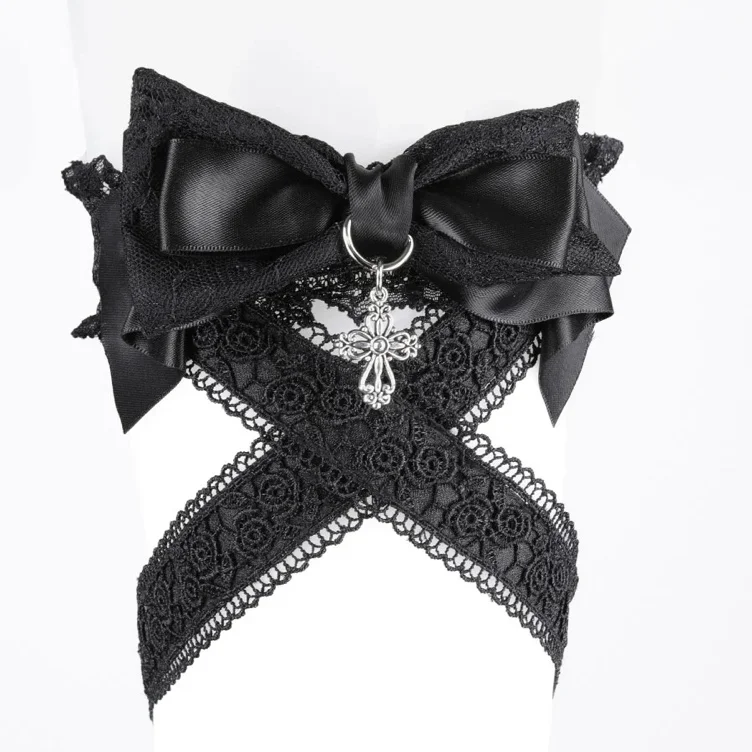 Ribbon Hollic Garter Belt 