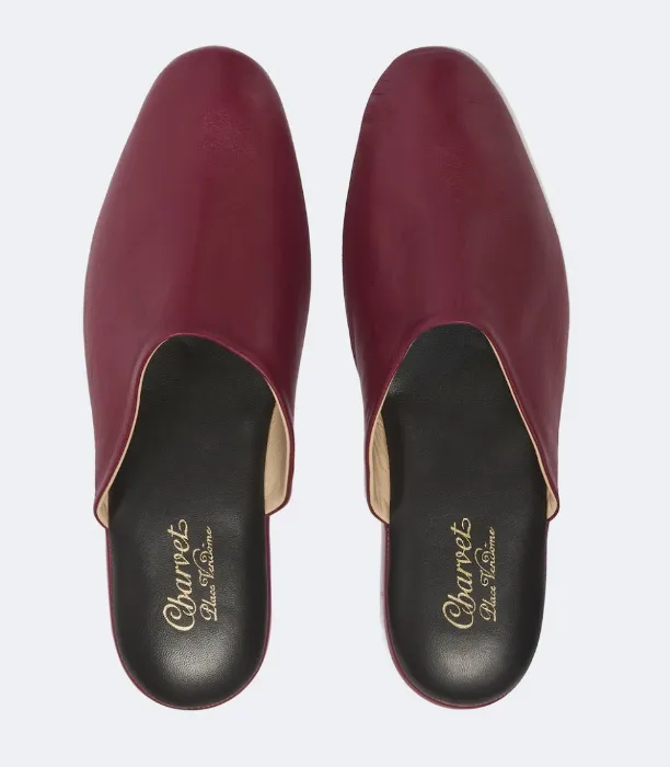 XS/S Charvet Leather slippers