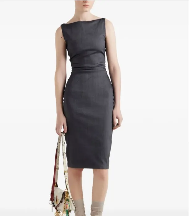 Prada stretch kid mohair dress | 38