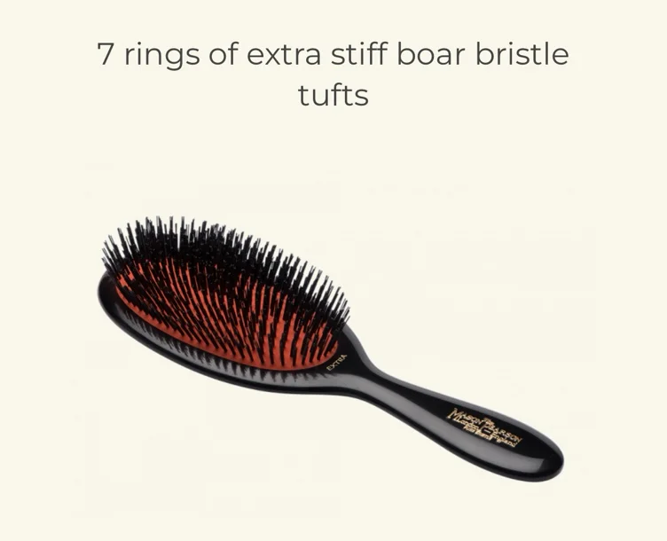 Small Extra Boar Bristle Hairbrush B2 - Mason Pearson