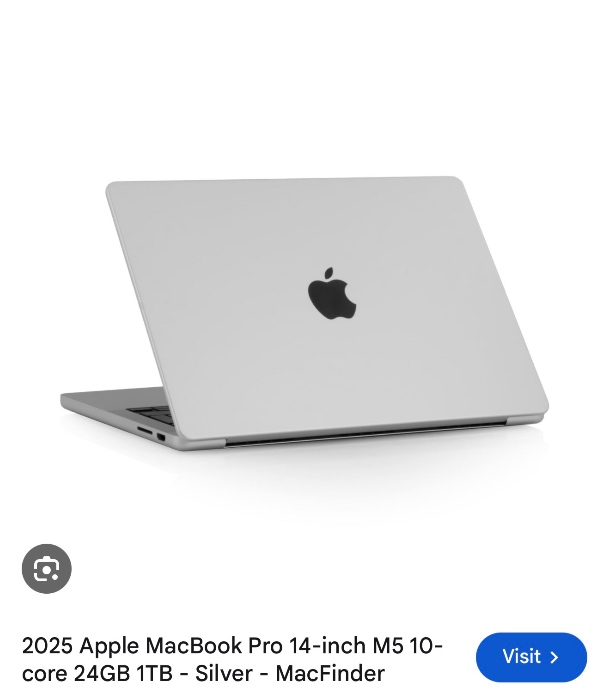 MacBook Pro 14″ M5 Pro, 24 GB RAM
