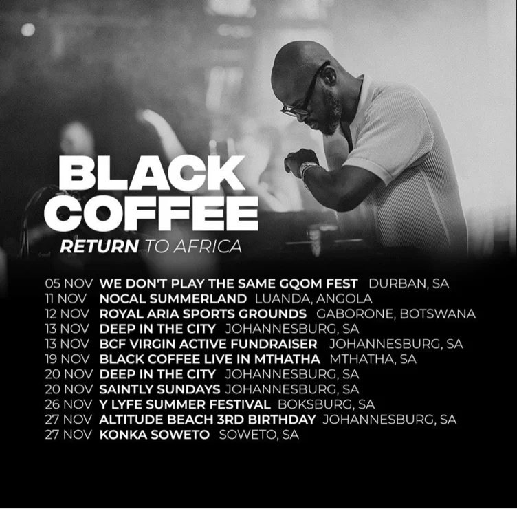 Black Coffee Tour