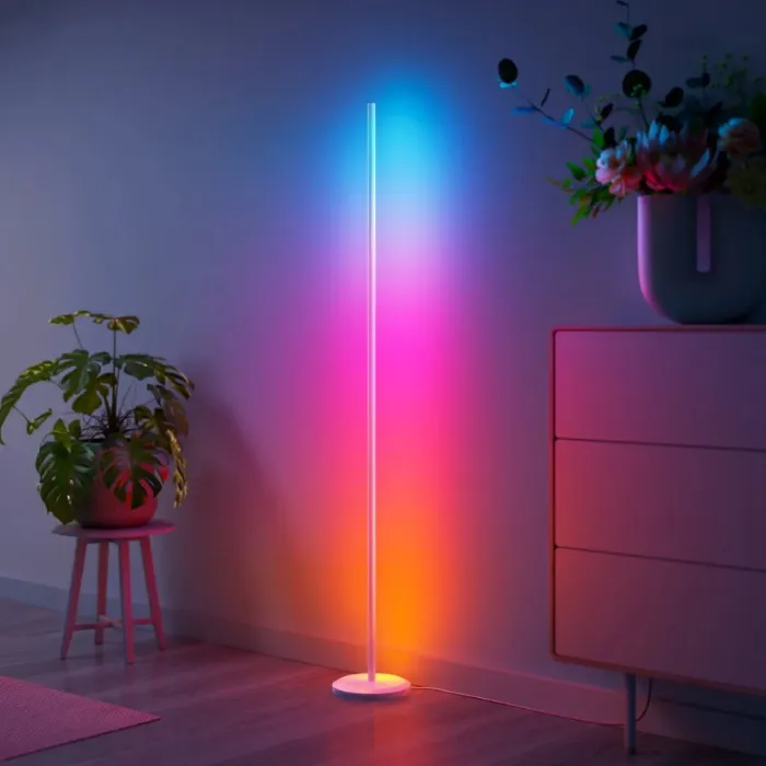 Nanoleaf Smart Multicolor Floor Lamp (White - 2 Pack)