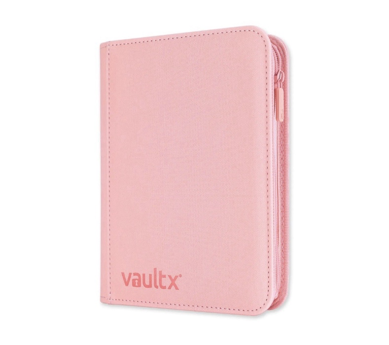 Vault X Just Pink 12-Pocket Exo-Tec Zip Binder 