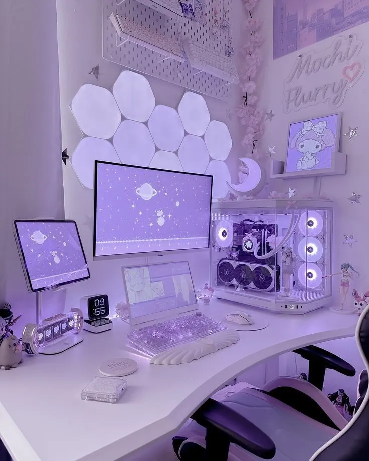 Kawaii PC Setup 