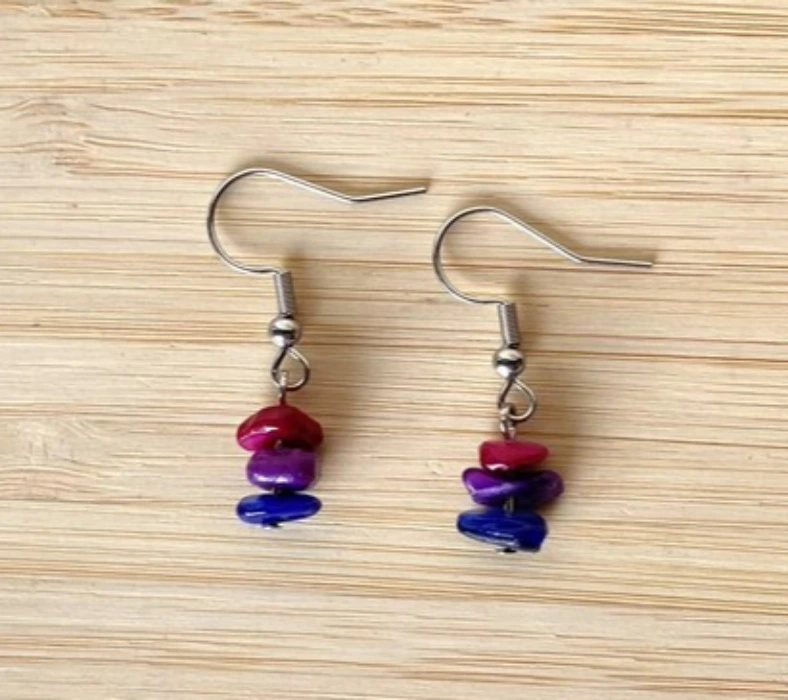 Be proud gem Earings - Bi