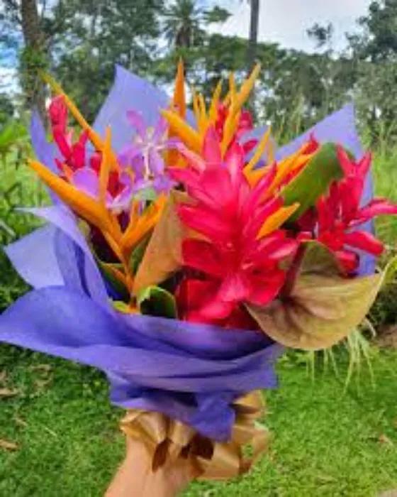 Bouquet of flowers from the market
